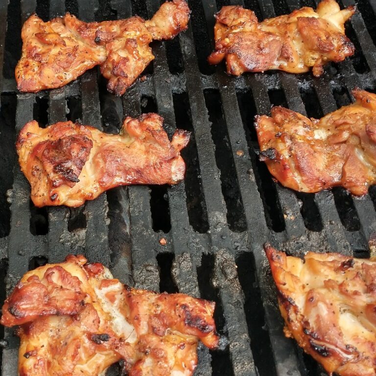 teriyaki chicken thighs grilling