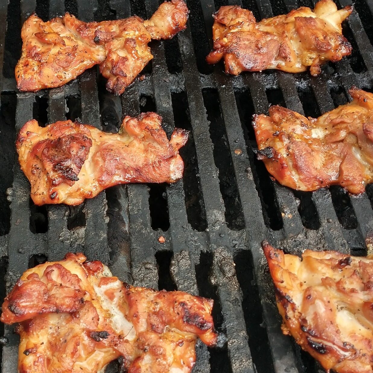 teriyaki chicken thighs grilling